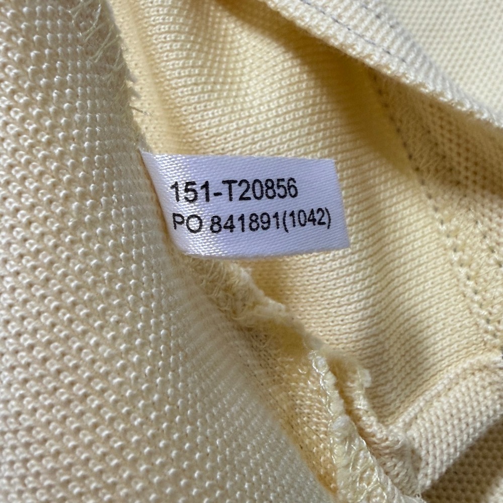 Tommy Bahama Polo Shirt Mens 3XL Yellow Excellent Supima Cotton Marlin Logo - Picture 5 of 12